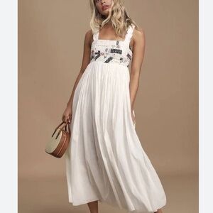 Show Me Your MuMu Dawn Maxi Ruffle Patchwork Dress